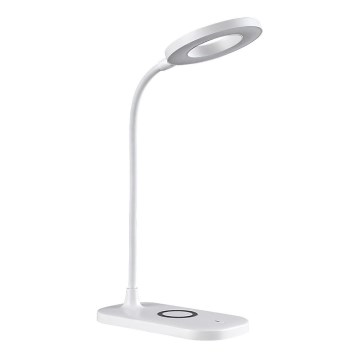 Rabalux - Lâmpada de mesa LED tátil dimmerizável com carregamento sem fio LED/5W/5V 2700-6000K branca