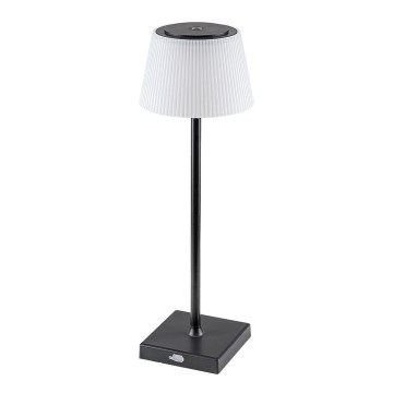 Rabalux - Lâmpada de mesa recarregável LED regulável LED/4W/3,7V 1800 mAh 3000-5000K IP44 preta