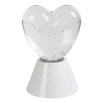 Rabalux - Lâmpada decorativa LED RGB em forma de coração LED/0,8W/3xAA