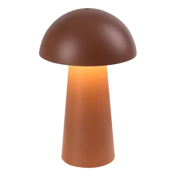 Rabalux - Lâmpada exterior recarregável tátil LED regulável LED/1,5W/5V IP44 1200 mAh USB castanha