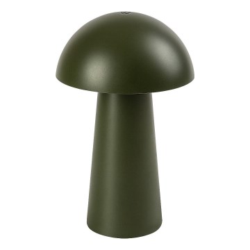 Rabalux - Lâmpada LED exterior recarregável, tátil e regulável, LED/1,5W/5V IP44 1200 mAh USB verde