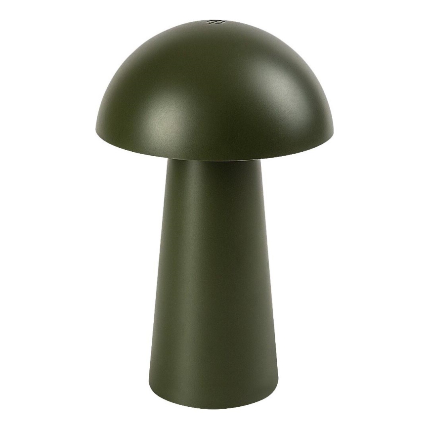 Rabalux - Lâmpada LED exterior recarregável, tátil e regulável, LED/1,5W/5V IP44 1200 mAh USB verde