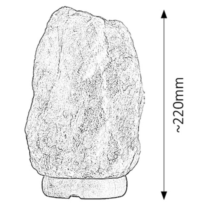 Rabalux - LED Candeeiro de sal 1xE14/5W/230V 22 cm 3 kg