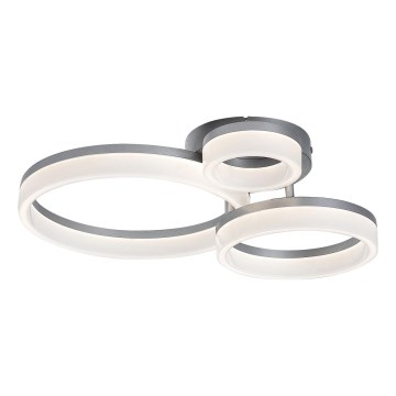 Rabalux - LED Candeeiro de tecto LED/24W/230V 3000/4000/6500K 38x51 cm cromo fosco