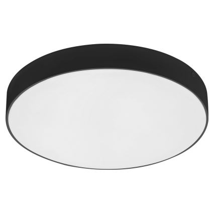 Rabalux - Plafon LED para casa de banho, 24W/230V, 2800K/4000K/6000K, IP44, preto, Ø 30 cm