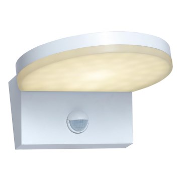 Rabalux - LED Iluminação de parede exterior com sensor LED/9W/230V 2700/4000/6500K IP54 branco