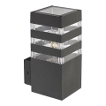 Rabalux - Luminária de parede exterior 1xE27/12W/230V IP44