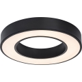 Rabalux - Luminária de tecto LED regulável LED/45W/230V 3000–6500K Ø 60 cm preta + controlo remoto
