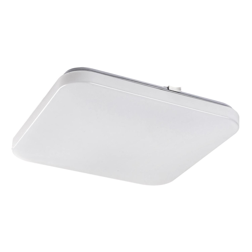 Rabalux - Luminária de teto LED com sensor, 12W, 230V, 4000K, 28x28 cm