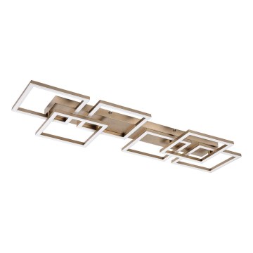 Rabalux - Luminária de teto LED dimerizável LED/40W/230V 3000-6500K 33x100 cm dourada + controlo remoto
