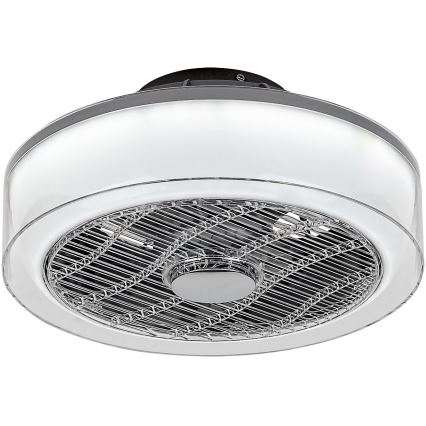 Rabalux - Luminária de teto LED regulável com ventilador LED/30W/230V 3000-6000K + controlo remoto