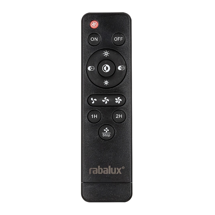 Rabalux - Luminária de teto LED regulável com ventilador LED/30W/230V 3000-6000K + controlo remoto
