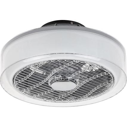 Rabalux - Luminária de teto LED regulável com ventilador LED/30W/230V 3000-6000K + controlo remoto