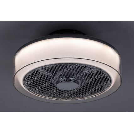 Rabalux - Luminária de teto LED regulável com ventilador LED/30W/230V 3000-6000K + controlo remoto