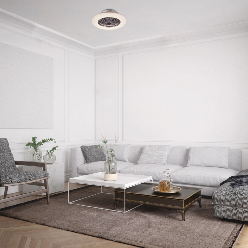 Rabalux - Plafon LED dimmerizável com ventilador LED/30W/230V 3000-6500K + comando à distância