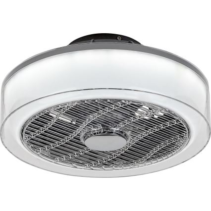 Rabalux - Luminária de teto LED regulável com ventilador LED/30W/230V 3000-6000K + controlo remoto