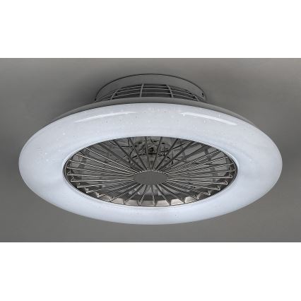 Rabalux - Plafon LED dimmerizável com ventilador LED/30W/230V 3000-6500K + comando à distância