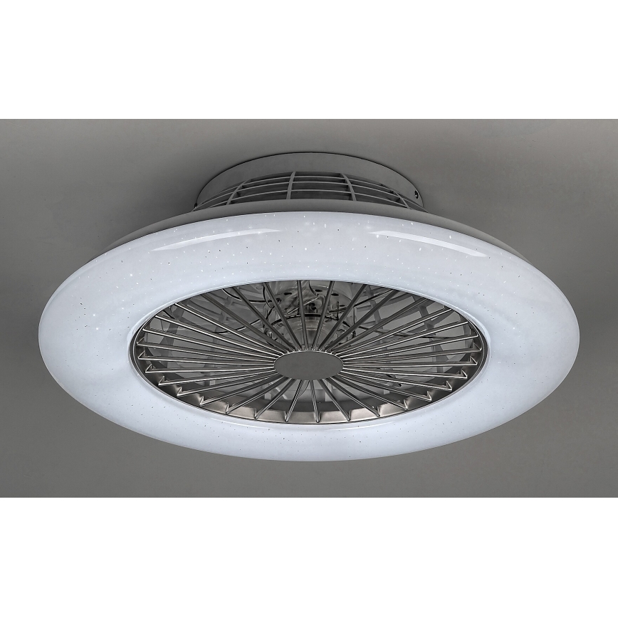 Rabalux - Plafon LED dimmerizável com ventilador LED/30W/230V 3000-6500K + comando à distância