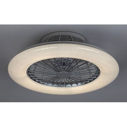 Rabalux - Plafon LED dimmerizável com ventilador LED/30W/230V 3000-6500K + comando à distância