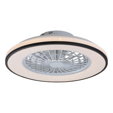 Rabalux - Luminária de teto LED regulável com ventilador LED/48W/230V 3000-6500K + controlo remoto