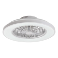 Rabalux - Luminária de teto LED regulável com ventilador LED/48W/230V 3000-6500K + controlo remoto
