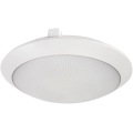 Rabalux - Luminária de teto para exterior com sensor de movimento 1xE27/9W/230V IP65 Ø 30 cm branca