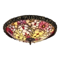 Rabalux - Luminária de teto Tiffany em vitral 2xE27/60W/230V Ø 44 cm
