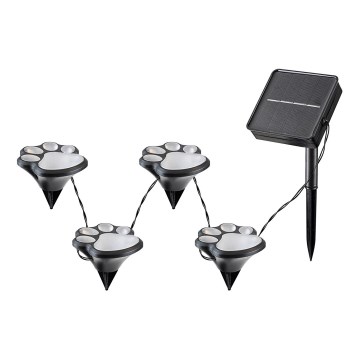 Rabalux - Luminária Solar LED 4xLED/0,06W/1,2V IP44 600 mAh