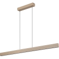 Rabalux - Lustre LED suspenso por cabo LED/19W/230V 4000K bege