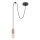 Rabalux - Lustre suspenso com cabo 1xE27/60W/230V faia