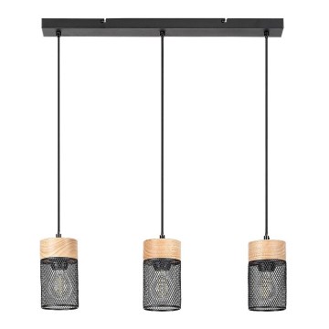 Rabalux - Lustre suspenso com cabo 3xE27/25W/230V faia