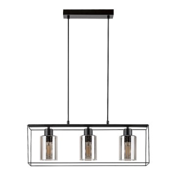 Rabalux - Lustre suspenso com cabo 3xE27/25W/230V
