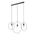 Rabalux - Lustre suspenso com cabo 3xE27/40W/230V