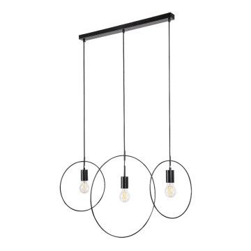 Rabalux - Lustre suspenso com cabo 3xE27/40W/230V