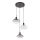 Rabalux - Lustre suspenso com cabo 3xE27/40W/230V