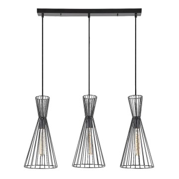 Rabalux - Lustre suspenso com cabo 3xE27/60W/230V