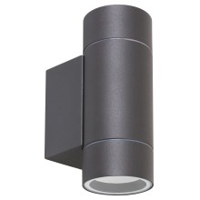 Rabalux - Luz de parede de exterior 2xGU10/10W/230V IP54 cinzento