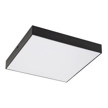 Rabalux - Plafon LED/24W/230V 2800-6000K IP44 preto 30x30 cm