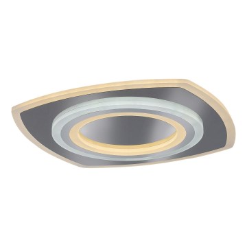 Rabalux - Plafon LED dimável LED/60W/230V 3000/4000/6000K cromado mate + controlo remoto 48x48 cm