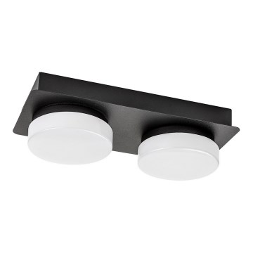 Rabalux - Plafonier LED para banheiro 2xLED/5,5W/230V IP44 preto