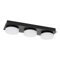 Rabalux - Plafonier LED para banheiro 3xLED/6W/230V IP44 preto