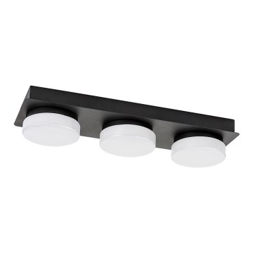 Rabalux - Plafonier LED para banheiro 3xLED/6W/230V IP44 preto