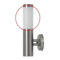 Rabalux - Vidro de reposição para luminária exterior INOX TORCH E27 branco