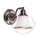 Rabalux - Vidro de substituição para candeeiro de focos GRANDO E14 diâmetro 11 cm