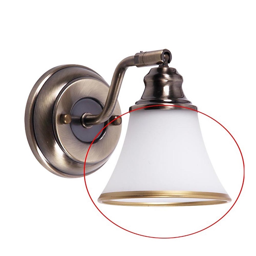 Rabalux - Vidro de substituição para candeeiro de focos GRANDO E14 diâmetro 11 cm