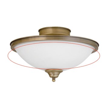 Rabalux - Vidro de substituição para candeeiro de teto ELISETT E14