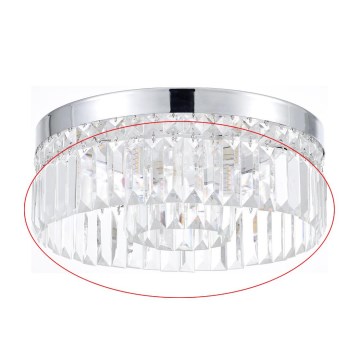 Rabalux - Vidro de substituição para candeeiro de teto SYBIL G9, diâmetro 35 cm