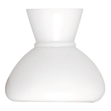 Rabalux - Vidro de substituição para lustre, candeeiro de mesa e aplique E27, Ø 15 cm, branco