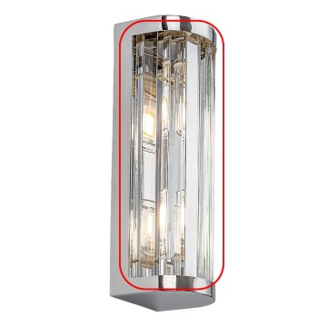 Rabalux - Vidro sobressalente para candeeiro de tecto SYBIL G9