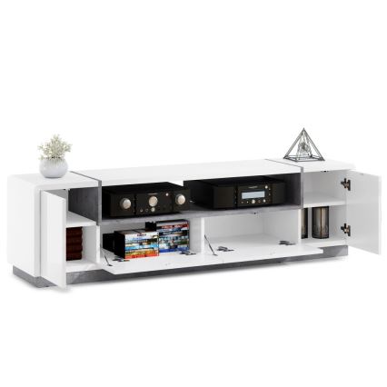 Móvel de TV FRED branco/cinza